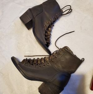 Forever 21 lace up boots